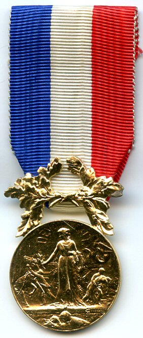 Médaille d'honneur pour acte de courage et de dévouement - Bronze